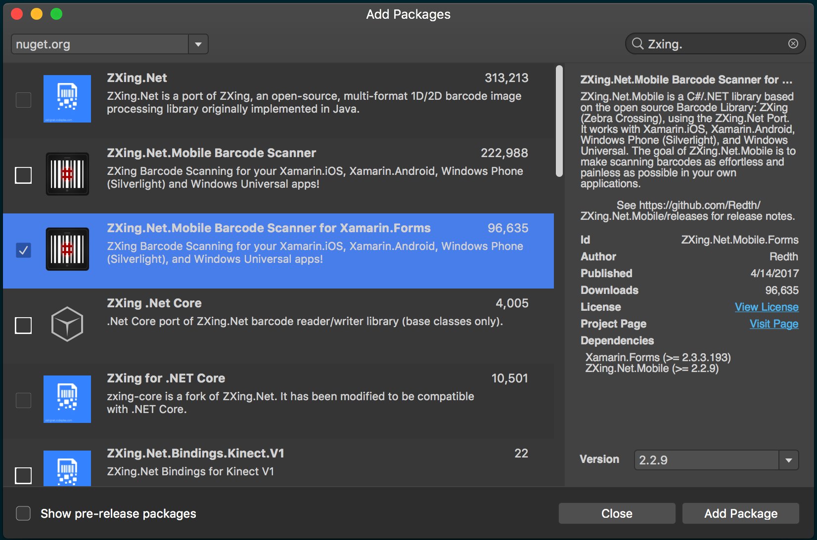 Using zxing qr code scanner in xamarin forms selman alpd ndar
